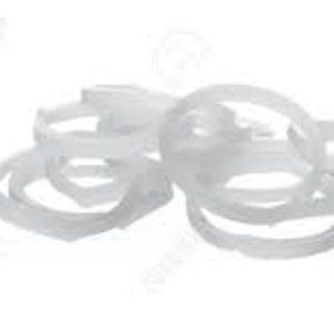 White Rubber bands